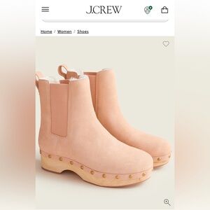 J. Crew Faux Fur lined Chelsea Boot